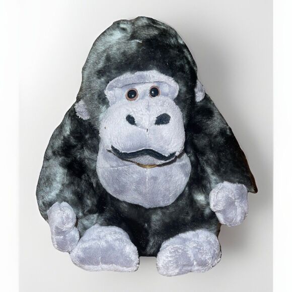 Collectors Choice Silverback Gorilla with  Plush Stuffed Animal 10” - Picture 1 of 4